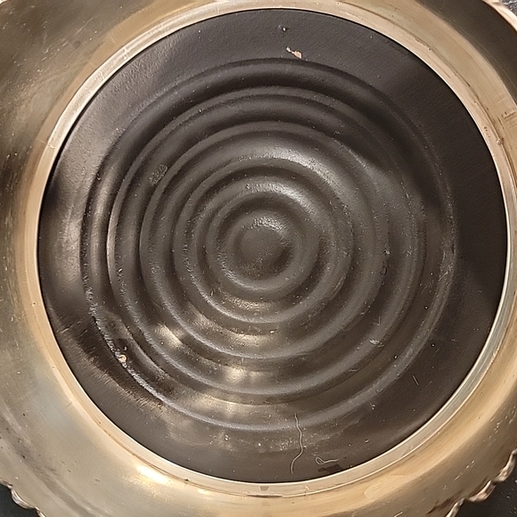 Vintage Wine Bottle Coaster in Silver Plate with felt bottom - Picture 3 of 9